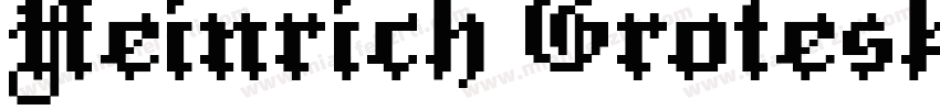 Heinrich Grotesk字体转换